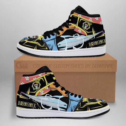 Brook Sword Sneakers benutzerdefinierte Anime OP -Schuhe
